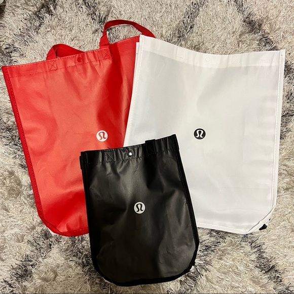 lululemon athletica Handbags - Lululemon • Set of 3 Reusable Shopping Bags